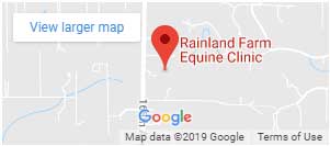 rainland farm equine clinic map